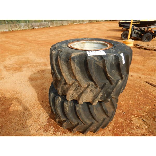(2) 42 X 25-00.20 TIRES & RIMS NHS (C7)