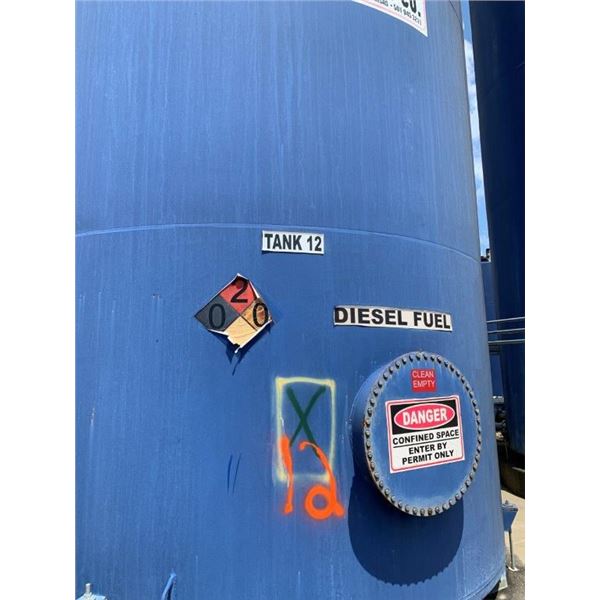 2012 HALL TANK CO 25,000 DIESEL TANK