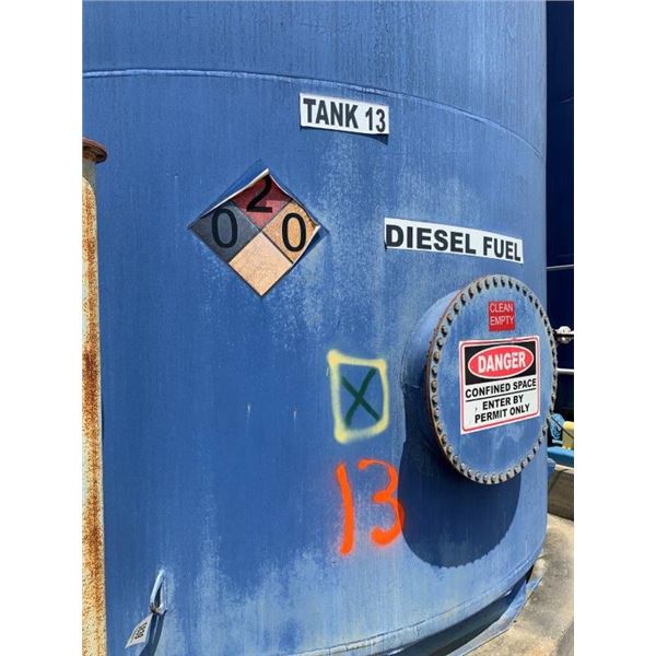 2012 HALL TANK CO 25,000 DIESEL TANK
