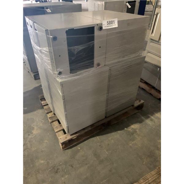 (6) METAL CABINETS WITH DRAWERS  ~Selling Offsite: Located in De Kalb, MS~