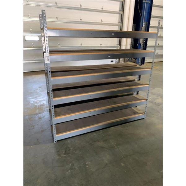(2) METAL SHELVES  ~Selling Offsite: Located in De Kalb, MS~