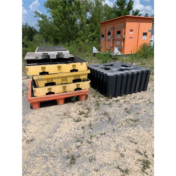 CONTAINMENT SKIDS, MISC SIZES ~Selling Offsite: Located in De Kalb, MS~