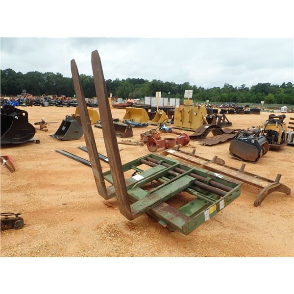 ACS SERIES 100 QUICK ATTACH CARRAIGE ASSY, 6' FORK, SIDE SHIFTS (FITS JOHN DEERE 644E) (B7)