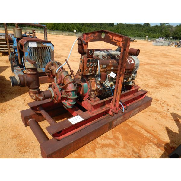 6" JET PUMP W/DEUTZ DIESEL ENGINE, MTD ON SKID
