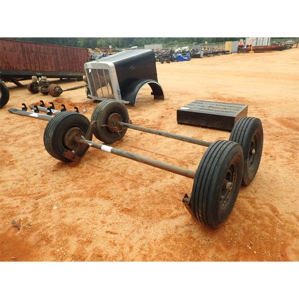 (1) SET TRAILER AXLE W/ ST235/85R TIRES & RIMS (A-1)