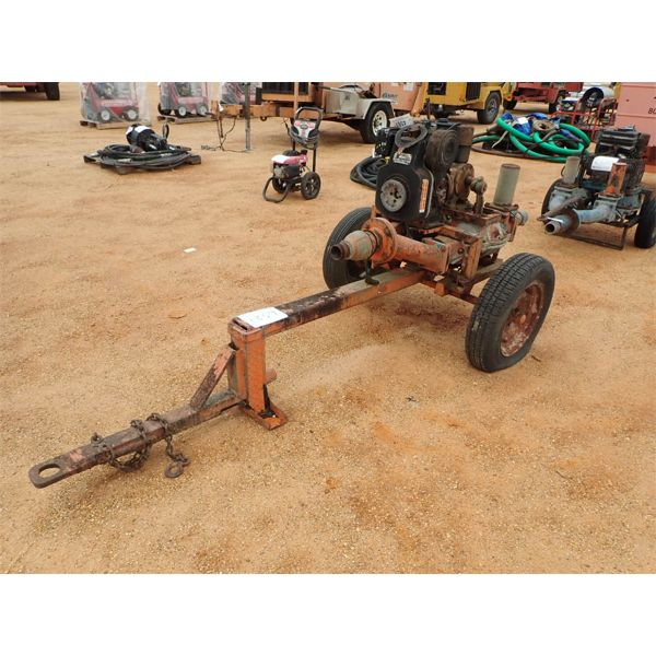4" TRASH PUMP W/DIESEL ENGINE PORTABLE(B-4)