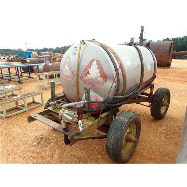 FUEL TRAILER, 500 GALLON, PULL BEHIND TRAILER, ELECTRIC PUMP, FUEL NOZZLE & HOSE (B7)