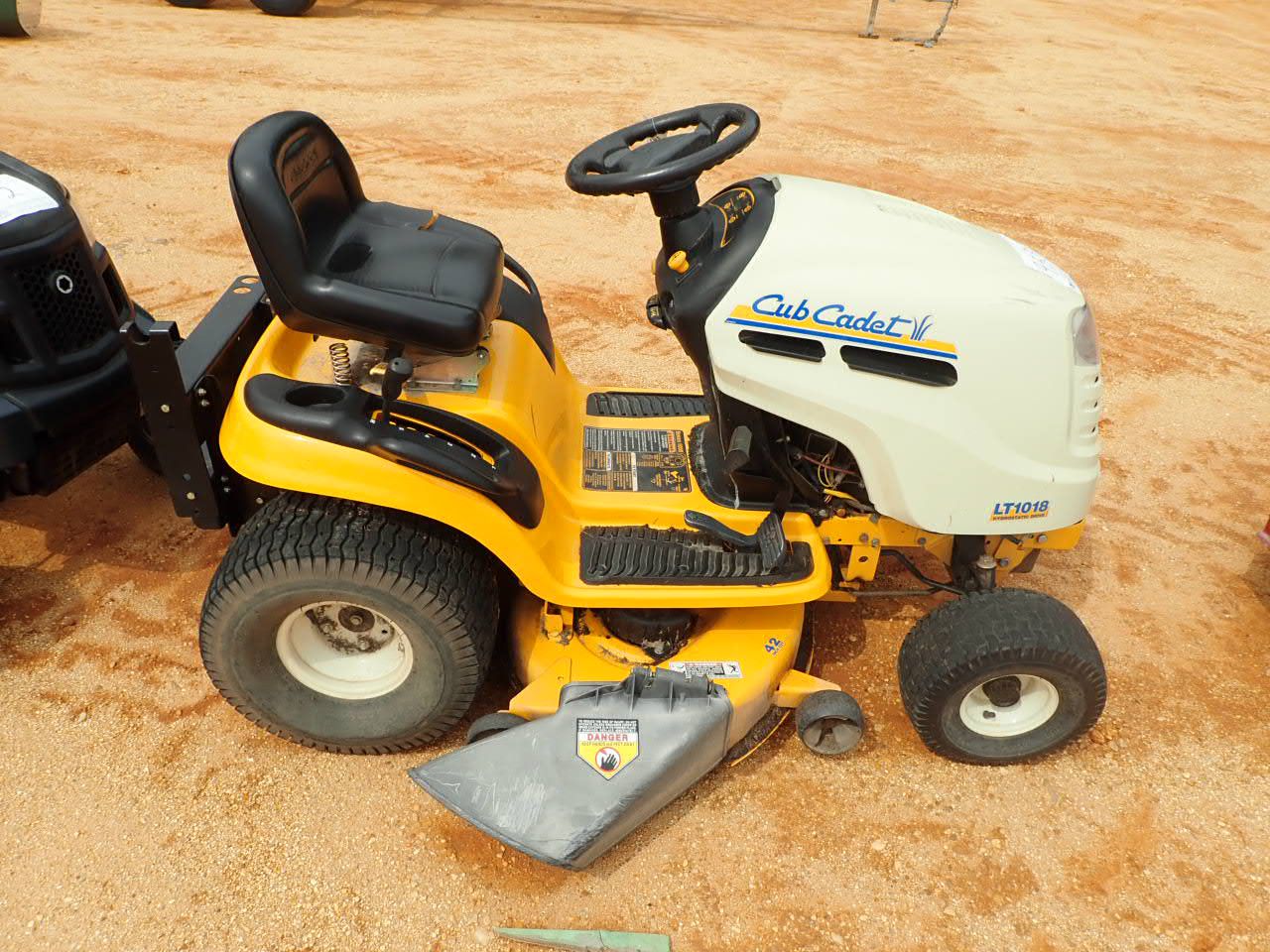CUB CADET LT1018 Lawn Mower J.M. Wood Auction Company, Inc.