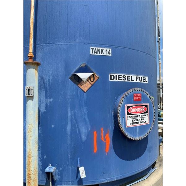 2012 HALL TANK CO 25,000 DIESEL TANK