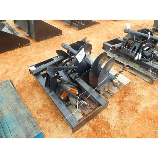 HYD AUGER 2 BITS 12"/18" (FITS SKID STEER LOADER) (B5)
