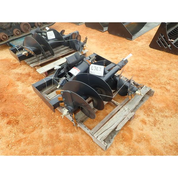 HYD AUGER 2 BITS 12"/18" (FITS SKID STEER LOADER) (B5)