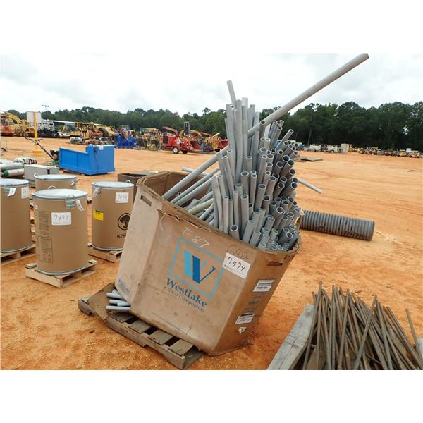 (1) PALLET MISC PVC PIPE (B9)