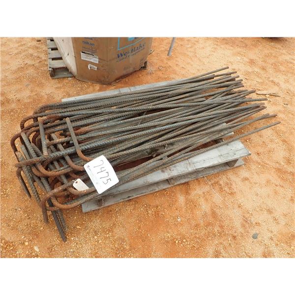 (1) PALLET 3/4" REBAR (B9)