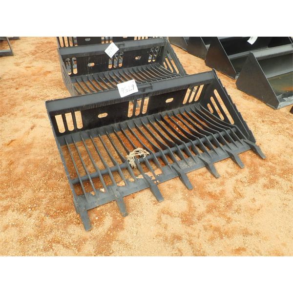 72" ROCK BUCKET W/TEETH (FITS SKID STEER LOADER) (B5)