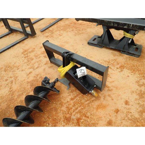 AUGER W/12" BITS (2 EACH) (FITS SKID STEER LOADER) (B5)