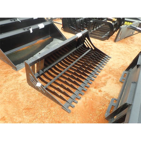 72" SKELETON ROCK BUCKET (FITS SKID STEER LOADER) (B5)