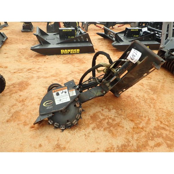 QUICK ATTACH STUMP GRINDER (FITS SKID STEER LOADER) 