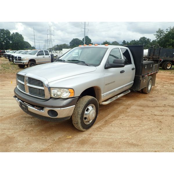 2005 DODGE RAM 3500 Flatbed Truck