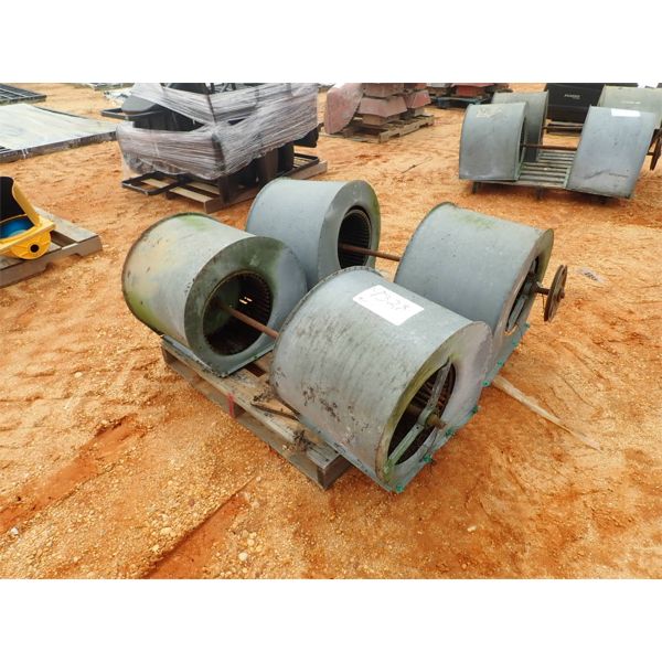 (1) PALLET SQUIRREL CAGE FANS (2 SETS OF 2)