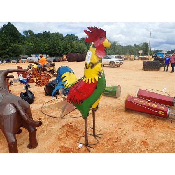 6' METAL ROOSTER (C6)
