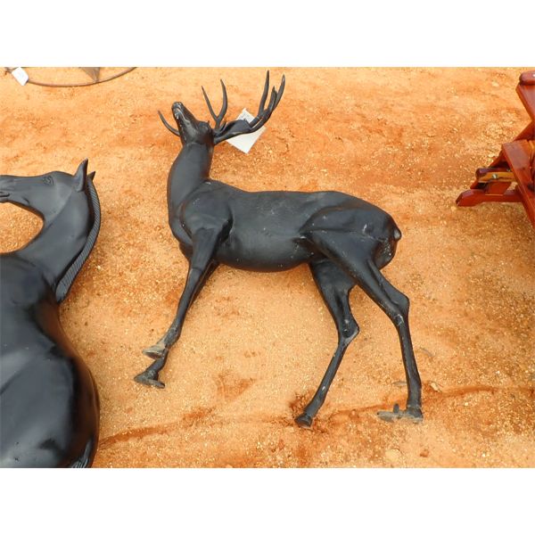 ALUMINUM ELK, METAL/LAWN ART