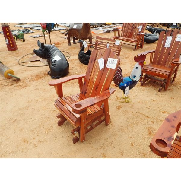 RED CEDAR, GLIDER ROCKER 