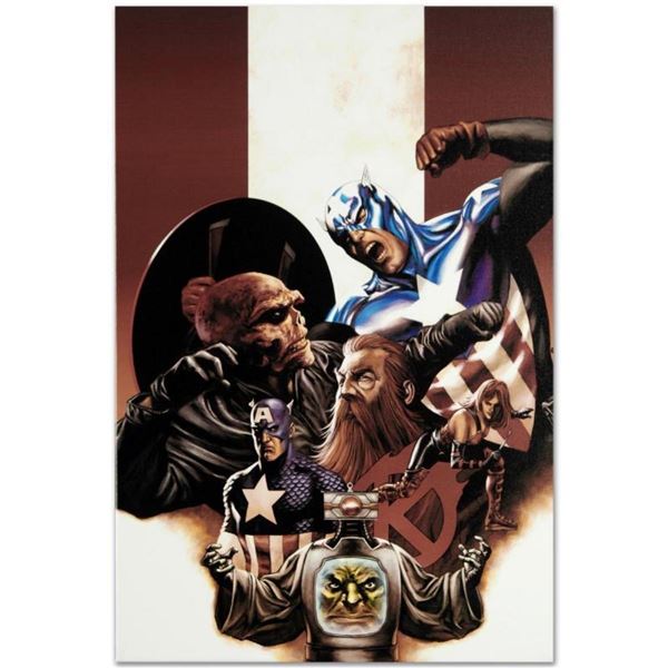 Marvel Comics "Captain America #42" Numbered Limited Edition Giclee on Canvas by