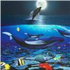 Image 2 : "The Living Sea" Limited Edition Giclee on Canvas by Renowned Artist Wyland, Num