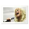Image 1 : Rob Shanahan, "Christina Aguilera" Hand Signed Limited Edition Giclee with Certi