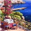 Image 3 : Sam Park, "Amalfi Vista" Hand Embellished Limited Edition Serigraph on Canvas, N