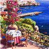 Image 3 : Sam Park, "Amalfi Vista" Hand Embellished Limited Edition Serigraph on Canvas, N