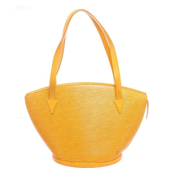 Louis Vuitton Yellow Infini Leather St. Jacques Shopping Tote Bag