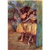 Image 1 : Edgar Degas - Three Dancers Behind The Scenes