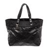 Image 1 : Chanel Black Leather Paris Biarritz Shoulder Bag