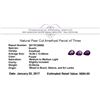 Image 3 : 22.82 ctw.Natural Pear Cut Amethyst Parcel of Three