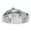 Image 5 : Rolex Mens Stainless Steel 36MM Slate Grey Index Datejust Wristwatch Polised Ser