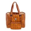 Image 1 : MCM Cognac Large Shopper Tote Bag