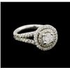 Image 1 : 1.18 ctw Diamond Ring - 14KT White Gold