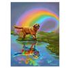 Image 1 : Jim Warren, "Gold at the End of the Rainbow" Hand Signed, Artist Embellished AP