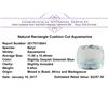 Image 2 : 6.45 ct.Natural Rectangle Cushion Cut Aquamarine