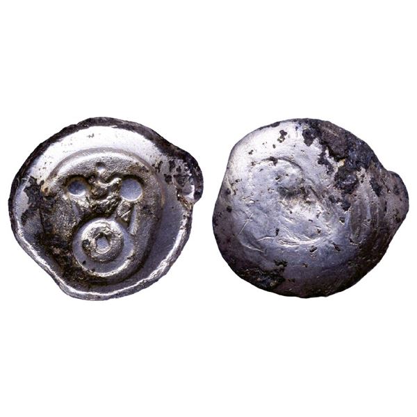Ancient India: Kuntala Janapada, Archaic Punch Marked Coinage, Silver 5 Shana, 6.51gms