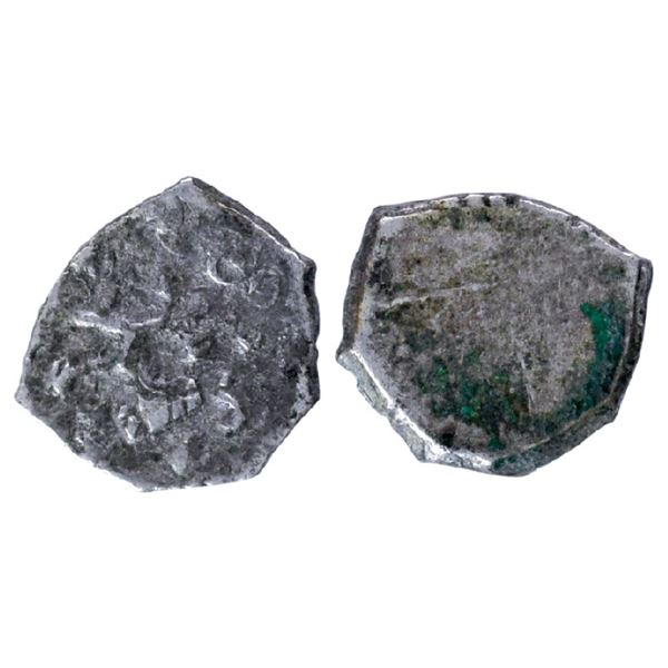 Ancient India: Surashtra Janapada, Archaic Punch Marked Coinage, Silver ¼ Karshapana, 0.90gms