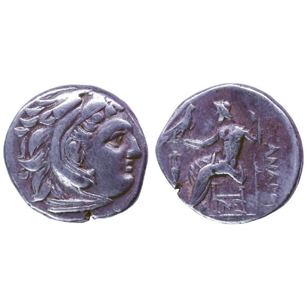 Ancient India: Kingdom of Macedonia, Alexander III, Silver ¼ Drachma