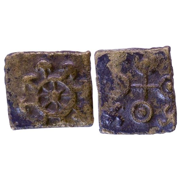 Ancient India: Pre-Satavahana, Uninscribed type, Vidarbha Region, Bronze Unit, 3.16gms