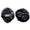 Image 1 : Ancient India: Satavahanas, Siri Satakarni (c. 100 BC), Tarhala Area (Vidarbha Region), Potin Unit, 