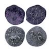 Image 1 : Ancient India: Post-Satavahana, Kadambas of Banvasi, Potin Unit (2), 1.14gms & 0.90gms