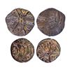 Image 1 : Ancient India: Kadambas of Banavasi, Sri Doshrasi, Potin Unit (2), 0.31gms & 0.38gms