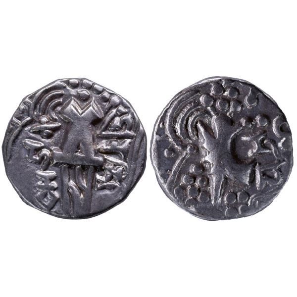 Ancient India: Karkotas of Kashmir, Sri Namavikhya (c. 800 AD), Base Gold Dinar, 7.87gms