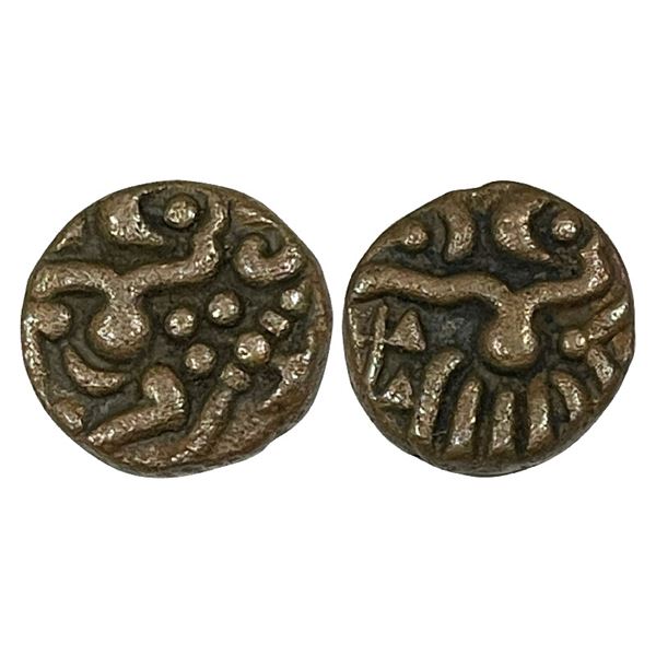Medieval India: Venad Cheras, Anonymous Issue, Copper Kasu, 3.65gms