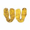 Image 1 : Medieval India: Shilaharas of Karad, (c. 1050-1212), U shaped Gold Fanam